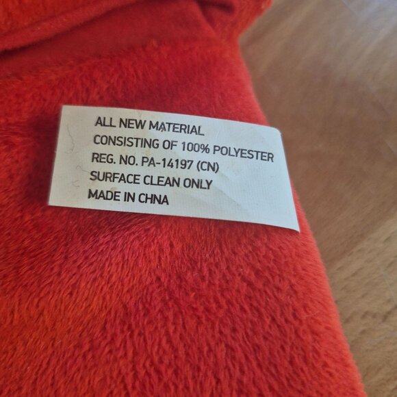 Lego Plush Red Adults House Slippers Grippy Bottom Warm & Cozy - Picture 4 of 5